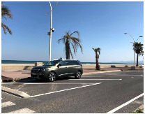 Taxi sur le front de mer de Canet