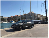 Taxi au port de Canet