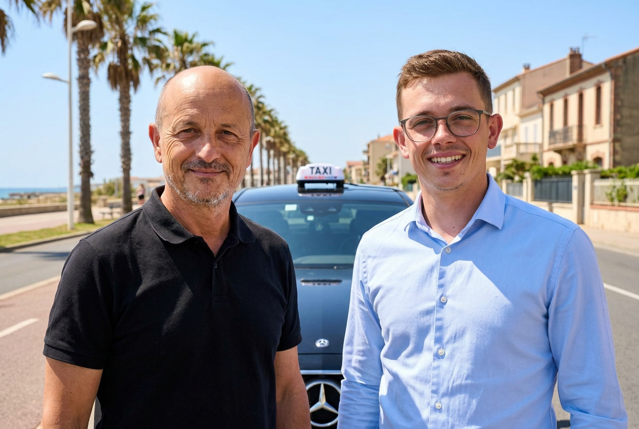 Pierre & Rayan Fitoussi, taxis à Canet-en-Roussillon